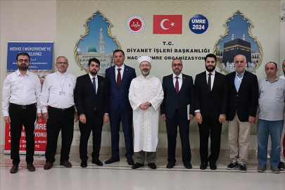 Diyanet İşleri Başkanı Erbaş, 2024 Umre Organizasyonu kapsamında Mekke'de yürütülen hizmetleri inceledi