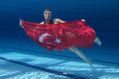 Tek nefeste 191 metre ile Türkiye rekorunu kırdı