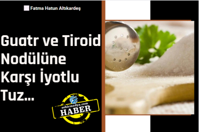 Guatr ve Tiroid Nodülüne Karşı İyotlu Tuz