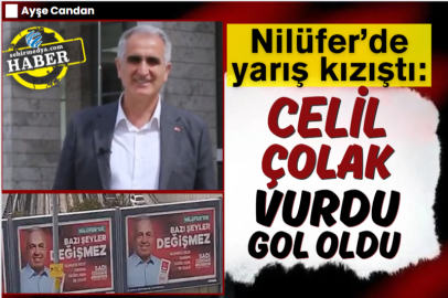 Nilüfer’de yarış kızıştı:  Celil Çolak vurdu gol oldu