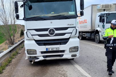 Tırın çarptığı yaya hayatını kaybetti   