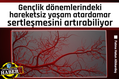 Gençlik dönemlerindeki hareketsiz yaşam atardamar sertleşmesini artırabiliyor 