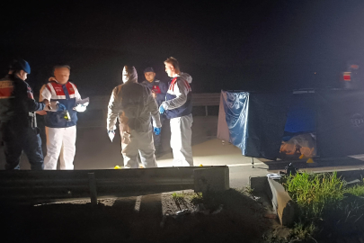 Yol ortasında silahla vurulmuş kadın cesedi bulundu   