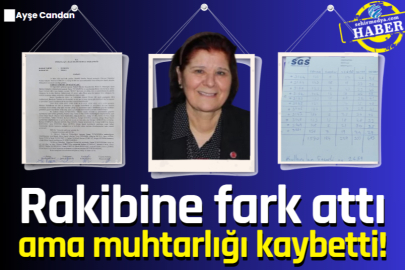 Rakibine fark attı ama muhtarlığı kaybetti!