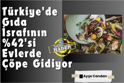 Türkiye'de Gıda İsrafının %42'si Evlerde Çöpe Gidiyor