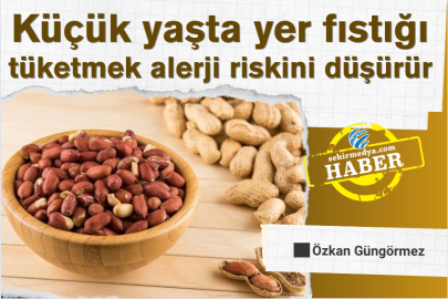 Küçük yaşta yer fıstığı tüketmek alerji riskini düşürür