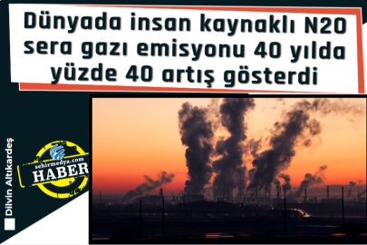 Dünyada insan kaynaklı N2O sera gazı emisyonu 40 yılda yüzde 40 artış gösterdi