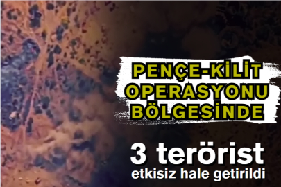 Pençe-Kilit Operasyonu bölgesinde 3 PKK'lı terörist etkisiz hale getirildi