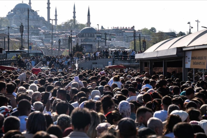 Türkiye nüfusunun 2050'de 93 milyon 774 bin 618 kişiye ulaşması bekleniyor