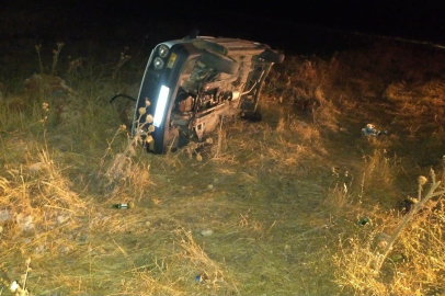 Otomobiller takla attı: 2 yaralı