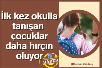 İlk kez okulla tanışan çocuklar daha hırçın oluyor