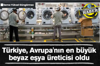 Türkiye, Avrupa'nın en büyük beyaz eşya üreticisi oldu
