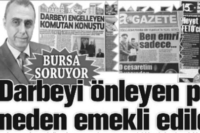 Bursa'da, darbe girişimi davasında 1 tahliye