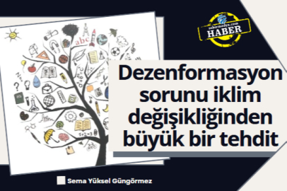 Dezenformasyon sorunu iklim değişikliğinden büyük bir tehdit