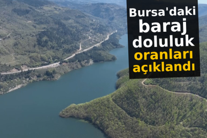Bursa'daki baraj doluluk oranları açıklandı