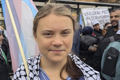 Alman polisi, aktivist Greta Thunberg'in Filistin yanlısı kampa katılmasını engelledi
