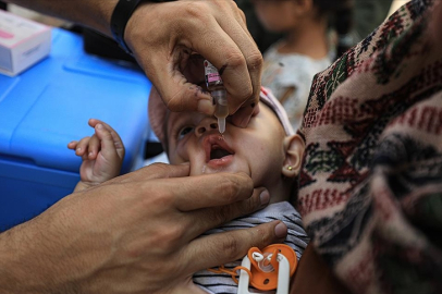 Gazze'de çocuk felci aşısının ikinci turu başladı