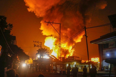 İsrail'in, Gazze'de hastane yerleşkesindeki çadırları bombalaması sonucu 4 Filistinli öldü