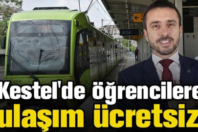 Kestel'de öğrencilere ulaşım ücretsiz