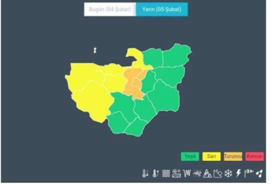 Meteoroloji'den Bursa için sarı ve turuncu uyarı