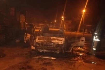 Minibüs küle döndü