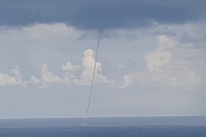 Zonguldak'ta denizde hortum oluştu