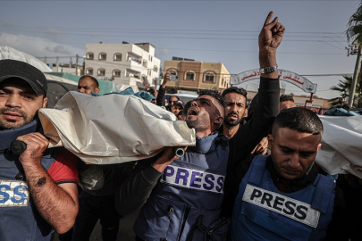 İsrail'in Gazze'de 1 yılda öldürdüğü gazeteci sayısı dünyada her sene öldürülenlerin 2 katı