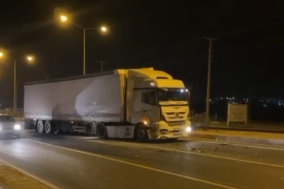 Tır ile minibüse çarpıştı: 1 yaralı