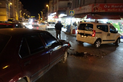 Otomobil ile hafif ticari araç çarpıştı: 1 yaralı