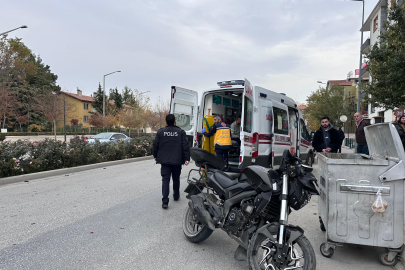 Otomobil ile motosiklet çarpıştı: 1 yaralı