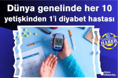 Dünya genelinde her 10 yetişkinden 1'i diyabet hastası