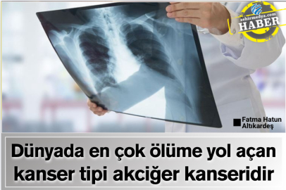 Dünyada en çok ölüme yol açan kanser tipi akciğer kanseridir
