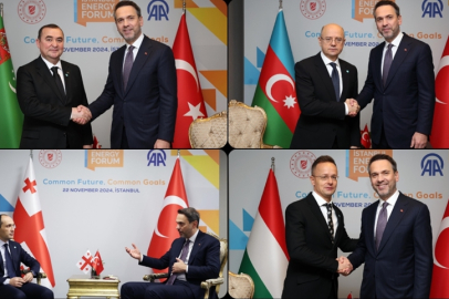 Bakan Bayraktar, İstanbul Energy Forum'da temaslarda bulundu