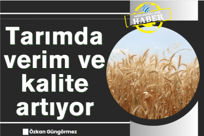 Tarımda verim ve kalite  artıyor