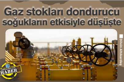Gaz stokları dondurucu soğukların etkisiyle düşüşte