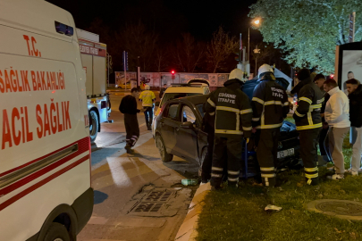 Otomobil refüje çıktı: 1 yaralı