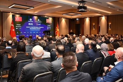 Üsküp’te Türkiye-Kuzey Makedonya İş Forumu düzenlendi