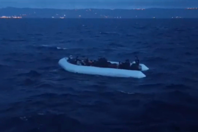 Ayvacık açıklarında 54 kaçak göçmen yakalandı