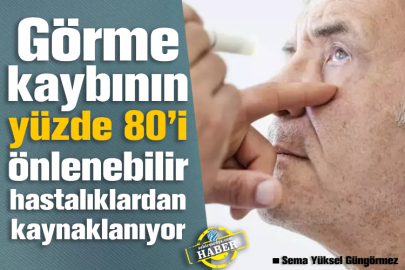 Görme kaybının yüzde 80’i önlenebilir hastalıklardan kaynaklanıyor