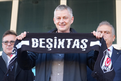Teknik direktör Solskjaer, Beşiktaş için İstanbul'a geldi