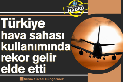 Türkiye hava sahası kullanımında rekor gelir elde etti