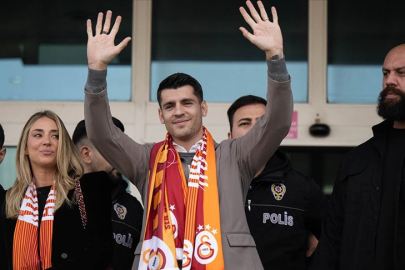 Alvaro Morata, Galatasaray için İstanbul'a geldi