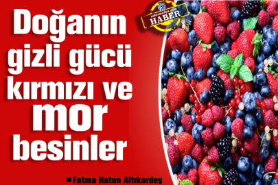 Doğanın gizli gücü kırmızı ve mor besinler