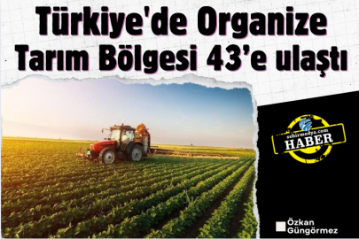 Türkiye'de Organize Tarım Bölgesi 43’e ulaştı
