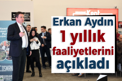 Erkan Aydın, 1 yıllık faaliyetlerini açıkladı