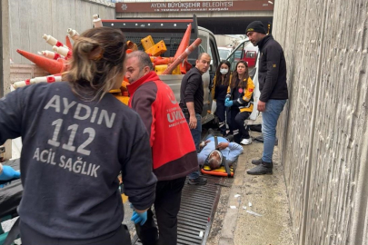 Kamyonet, altgeçitte çalışma yapan işçilerin aracına çarptı: 6 yaralı