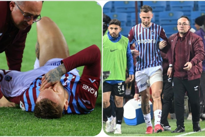 Trabzonsporlu Denis Draguş'un sol bacak kasında yaralanma tespit edildi