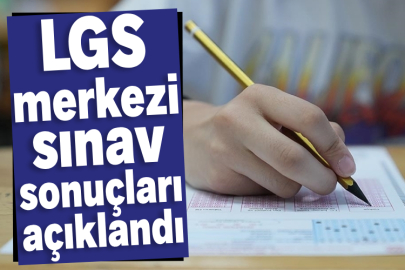 LGS merkezi sınav sonuçları açıklandı