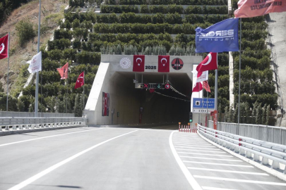 Bursa'yı dağ yörelerine bağlayan Doğancı Tüneli hizmete girdi