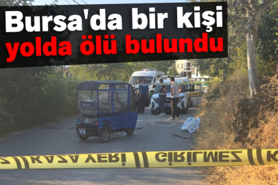 Bursa'da bir kişi yolda ölü bulundu